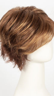 32BF CHERRY ALMOND TART | Medium Natural Red Base with Medium Red-Gold Blonde Tips, Dark/Medium Red Nape