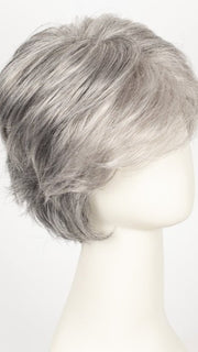 92 MOONLIGHT | Pure White with 5% Medium Brown Front, Grey with 30% Medium Brown Middle, Dark Brown with 65% Grey Nape