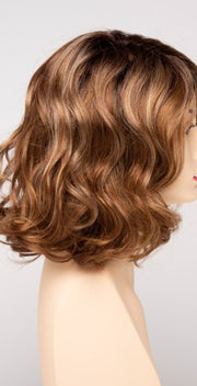 CREAMED COFFEE | Medium Brown roots and base with Cinnamon and Golden Blonde highlights