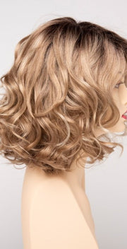 SPARKLING CHAMPAGNE | Medium Brown roots with overall Strawberry Blonde base and soft Golden Blonde highlights