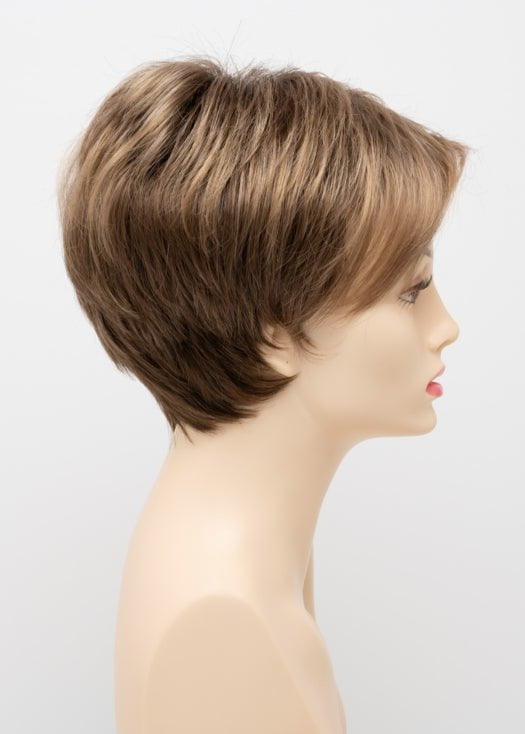 TOASTED SESAME | Medium Brown roots with overall Warm Cinnamon base and Golden Blonde highlights