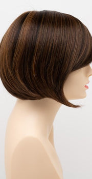 CHOCOLATE CARAMEL | Medium Brown with Soft Red and Blonde highlights