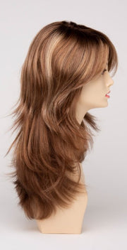 CREAMED COFFEE | Medium Brown roots and base with Cinnamon and Golden Blonde highlights