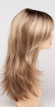 SPARKLING CHAMPAGNE | Medium Brown roots with overall Strawberry Blonde base and soft Golden Blonde highlights
