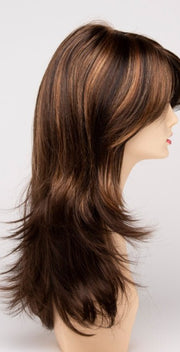 CHOCOLATE CARAMEL | Medium Brown with Soft Red and Blonde highlights