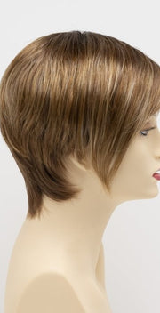 CREAMED COFFEE | Medium Brown roots and base with Cinnamon and Golden Blonde highlights