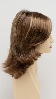 CREAMED COFFEE | Medium Brown roots and base with Cinnamon and Golden Blonde highlights