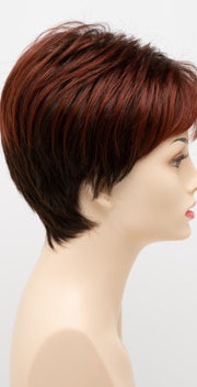 CHOCOLATE CHERRY | Dark Brown roots with overall Medium Brown base with Deep Red highlights