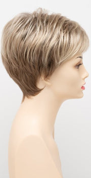 SPARKLING CHAMPAGNE | Medium Brown roots with overall Strawberry Blonde base and soft Golden Blonde highlights