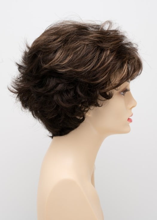AMARETTO CREAM | Dark Brown roots with overall Medium Brown base with Honey Blonde highlights