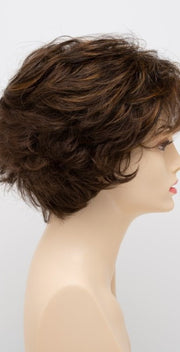 CHOCOLATE CARAMEL | Medium Brown with Soft Red and Blonde highlights