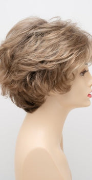 SPARKLING CHAMPAGNE | Medium Brown roots with overall Strawberry Blonde base and soft Golden Blonde highlights