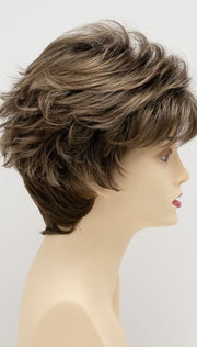 TOASTED SESAME | Medium Brown roots with overall Warm Cinnamon base and Golden Blonde highlights