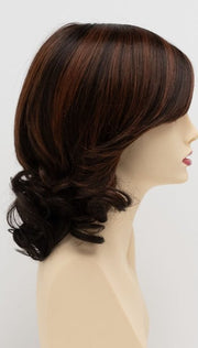 CHOCOLATE CHERRY | Dark Brown roots with overall Medium Brown base with Deep Red highlights