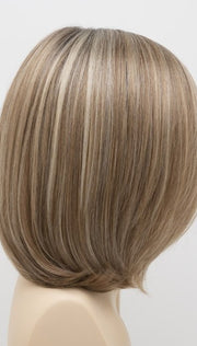 SPARKLING CHAMPAGNE | Medium Brown roots with overall Strawberry Blonde base and soft Golden Blonde highlights