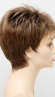 CREAMED COFFEE | Medium Brown roots and base with Cinnamon and Golden Blonde highlights