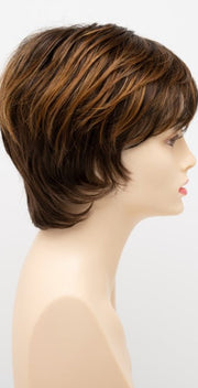 CHOCOLATE CARAMEL | Medium Brown with Soft Red and Blonde highlights
