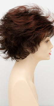 CHOCOLATE CHERRY | Dark Brown roots with overall Medium Brown base with Deep Red highlights