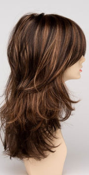 CHOCOLATE CARAMEL | Medium Brown with Soft Red and Blonde highlights
