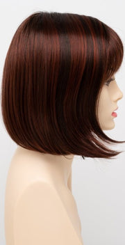 CHOCOLATE CHERRY | Dark Brown roots with overall Medium Brown base with Deep Red highlights