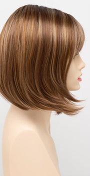 CREAMED COFFEE | Medium Brown roots and base with Cinnamon and Golden Blonde highlights