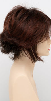 CHOCOLATE CHERRY | Dark Brown roots with overall Medium Brown base with Deep Red highlights