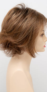 CREAMED COFFEE | Medium Brown roots and base with Cinnamon and Golden Blonde highlights