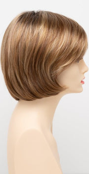 GOLDEN NUTMEG | Medium Brown roots with overall Warm Cinnamon base and Golden Blonde highlights