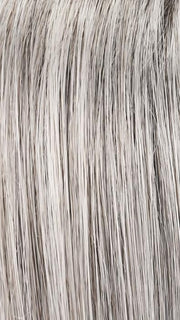 92B CHUNKY MONKEY | Pure White with 5% Medium Brown Front, Grey with 30% Medium Brown Middle, Dark Brown with 65% Grey Nape
