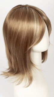 NUTMEG R | Rooted Dark Honey Brown Base with Strawberry Blonde Highlights