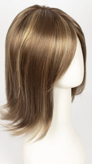 MOCHACCINO-R | Rooted Medium Warm Blonde with Chocolate Undertones and Creamy Blonde Highlights