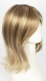 CREAMY TOFFEE R | Rooted Dark with Light Platinum Blonde and Light Honey Blonde evenly blended