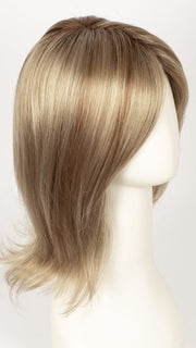 SUGAR CANE R | Rooted Platinum Blonde and Strawberry Blonde evenly blended base with Light Auburn highlight