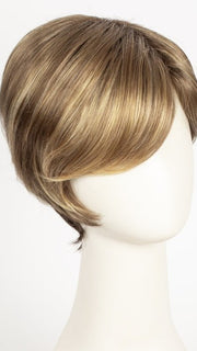 MOCHACCINO-R | Rooted Medium Warm Blonde with Chocolate Undertones and Creamy Blonde Highlights