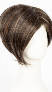 CHOCOLATE SWIRL | Dark Brown Base with Light Auburn and Honey Blonde evenly highlited.