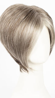SANDY SILVER | Silver Medium Brown blend that transitions to more Silver then Medium Brown then to Silver Bangs