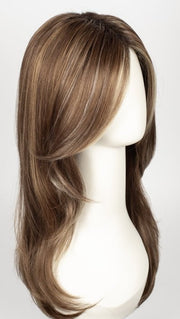 ALMOND SPICE | Rooted Dark with a Medium Brown base and a Honey and Platinum Blonde blended highlight