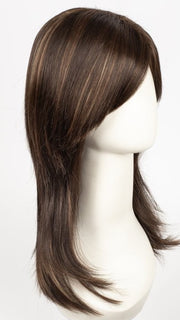 COFFEE-LATTE | Dark Brown with evenly blended Honey Brown highlights