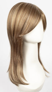 MAPLE-SUGAR | Light Honey Brown base with Strawberry Blonde highlights