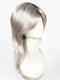 MOONSTONE | Medium Gray with Blue-toned Silver highlights and Dark Roots