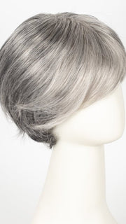 92 MOONLIGHT | Pure White with 5% Medium Brown Front, Grey with 30% Medium Brown Middle, Dark Brown with 65% Grey Nape