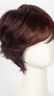 HOT-AUBERGINE-MIX | Medium Burgundy Red, Dark Burgundy Red, and Darkest Brown Blend