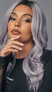 LUNAR-HAZE | Periwinkle Base with Off-Black Roots