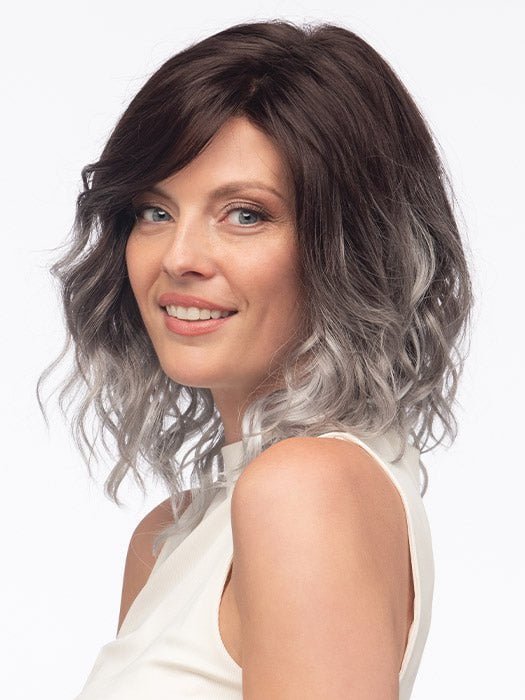 AVALON by Estetica in GRAYDIENT-STORM | Dark Brown Roots that Melt into Light Gray and Silver Tones Towards the Ends PPC MAIN IMAGE FB MAIN IMAGE
