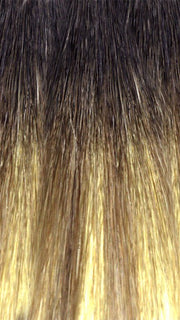 BLUSH-BLONDE-R | Dark Gold Blonde and Auburn Blend with Medium Brown Roots