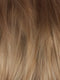 CHAMPAGNE-SUNSET | Dark/medium multi-tonal blond with textured honey, ash, and golden hues and chocolate brown roots