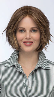CLOVER by ESTETICA in color R8/26H | Golden Brown with Golden Blonde Highlights