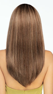 SS17/23/R8 | Pale Auburn Beige Blonde Blend Rooted Medium Brown 
