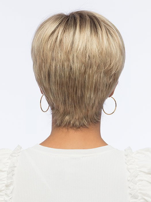 EMBER by ESTETICA in color RH1488RT8 | Highlighted Copper Blonde with Golden Brown Roots