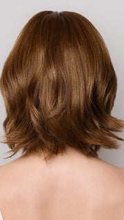 FARREN by AMORE in color BROWN-TOPAZ | Medium brown and light honey brown are carefully blended to create this warm-toned brunette shade. 